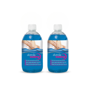 Alveola Waxing Gyantázás utáni lemosó olaj Aloe Vera-val 2*300ml
