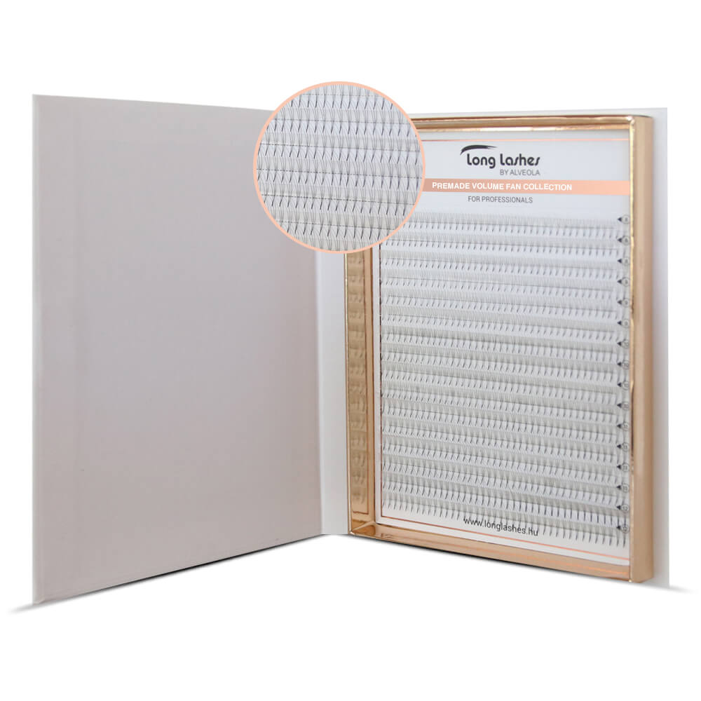 Long Lashes 3D Premium Promade Volume Fans D/0,07 9mm - Image 3