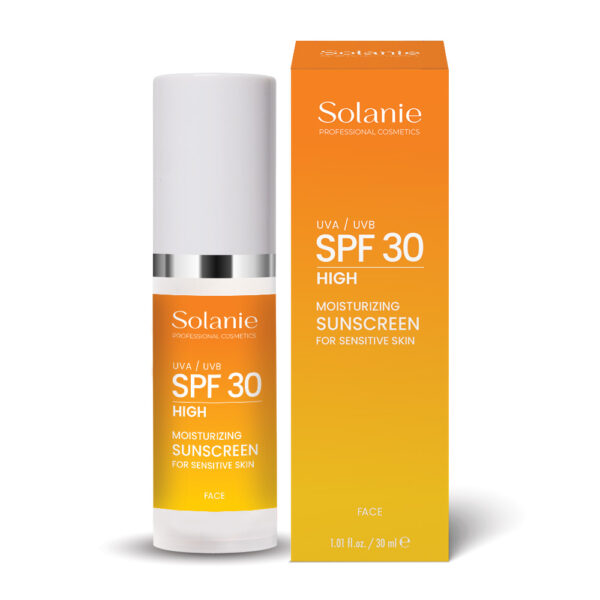Solanie Fényvédő hidratáló arckrém érzékeny bőrre 30ml - Image 2