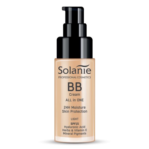 Solanie BB krém hialuronsavval és fényvédővel SPF15 - világos 30ml