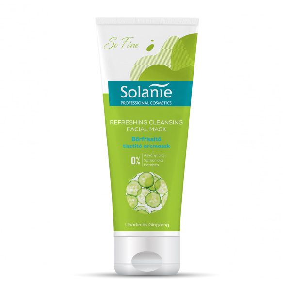Solanie So Fine Bőrfrissítő tisztító arcmaszk 125ml - Image 2