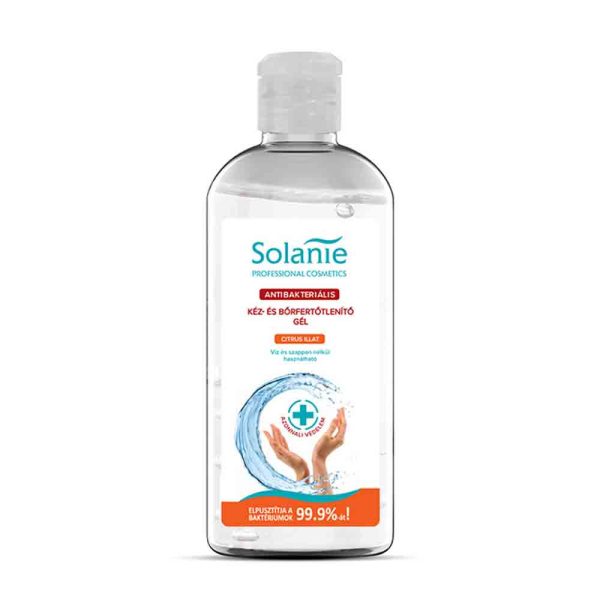 Solanie Antibakteriális kéz- és bőrfertőtlenítő gél 100ml - Image 2