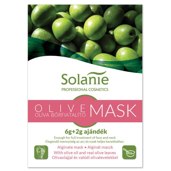 Solanie Alginát Oliva bőrfiatalító maszk - Image 2