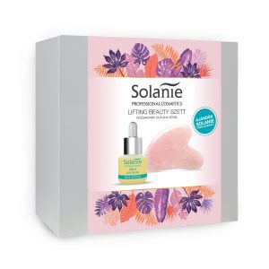 Solanie Lifting Beauty szett Rózsakvarc Gua Sha kővel
