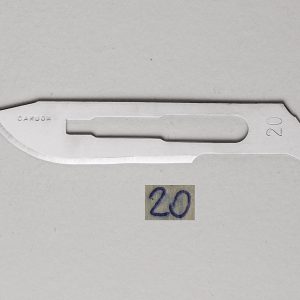 ProSafe steril acél pedikűr késpenge #20 100db