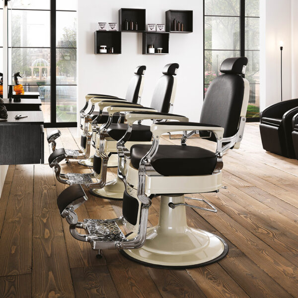 Hair Mustang fekete Barber szék - Image 5