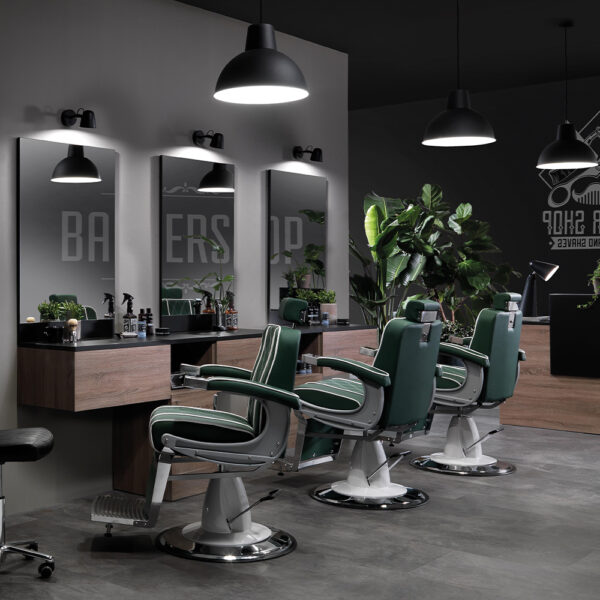 Hair Granada zöld Barber szék - Image 4