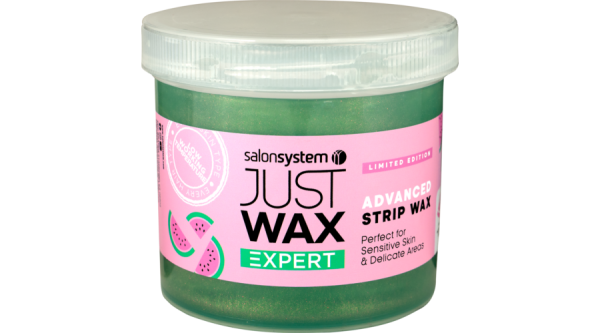 JUST WAX EXPERT strip wax - TEST wax görögdinnyés 425 g - LIMITÁLT nyári kiadás -NEM ELÉRHETŐ