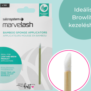 Marvelash Környezetbarát bambusz szivacs applikátor (eldobható) - 100 db
