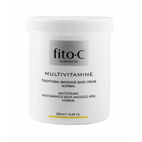 fito.C - Multivitamine Traditional Massage Base Cream, Normal - Multivitamin Hagyományos Bázis Masszázs Krém, Normal, 250ml