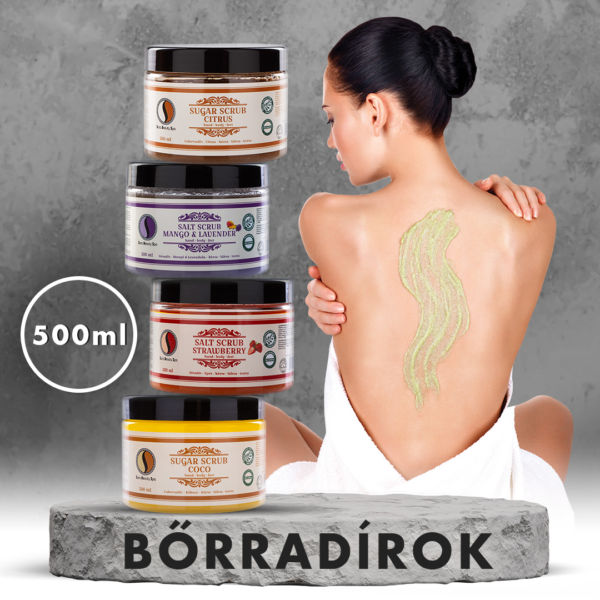 Bőrradír és Testradír - Kókusz Cukorradír Peeling – 500g - Image 3