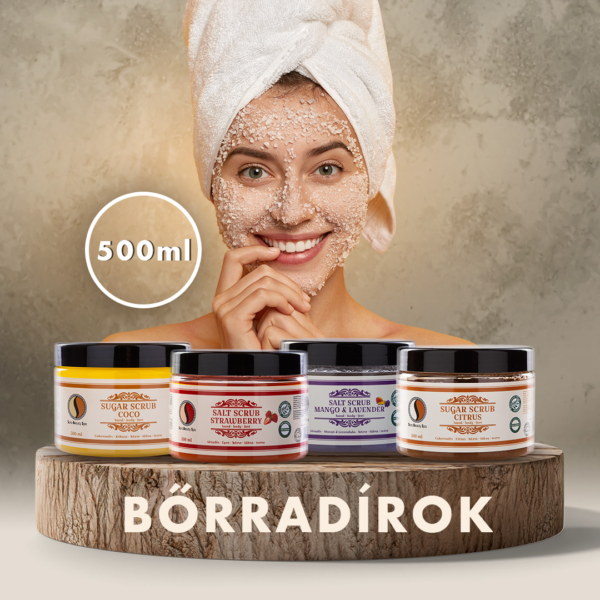 Bőrradír és Testradír - Kókusz Cukorradír Peeling – 500g - Image 4
