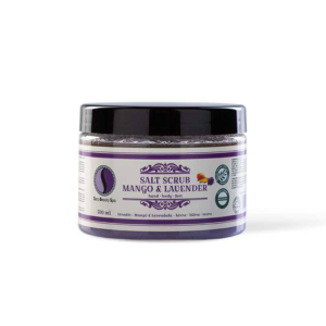 Bőrradír és Testradír - Mangó-levendula Sóradír Peeling – 500g