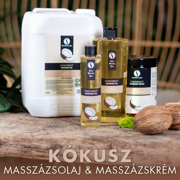 Masszázsolaj - Kókusz - 250ml - Image 2