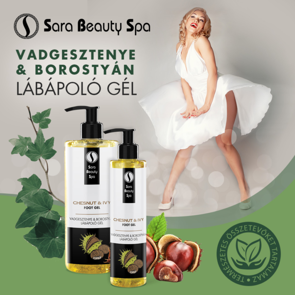 Vadgesztenye és Borostyán Lábápoló Gél - 250ml - Image 2