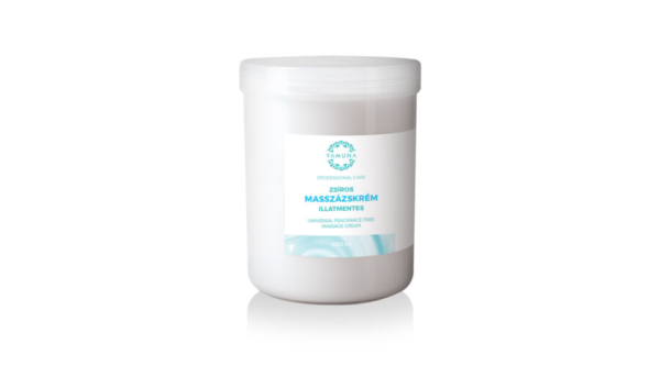 Zsíros, illatmentes masszázskrém 1000ml