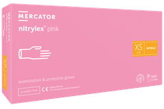 MERCATOR Nitril kesztyű 100db PINK "XS"
