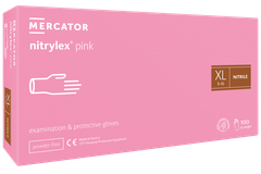MERCATOR Nitril kesztyű 100db PINK "XL"