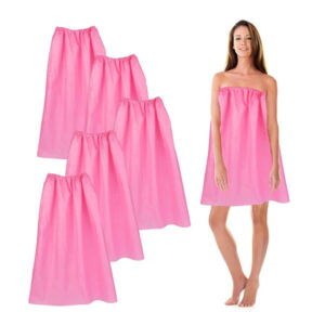 STELLA Egyszerhasználatos Gumis Kezelőruha Pink-1db PPS5